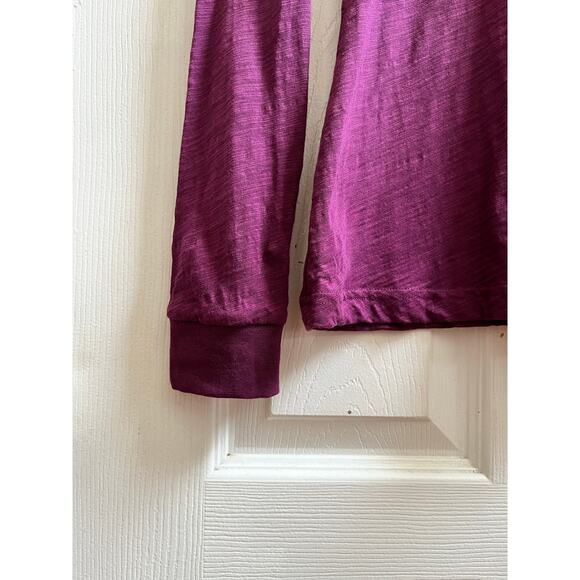 Ariat Purple Bling Cross Embellishment Long Sleeve Tee Shirt Size Small - Picture 8 of 12